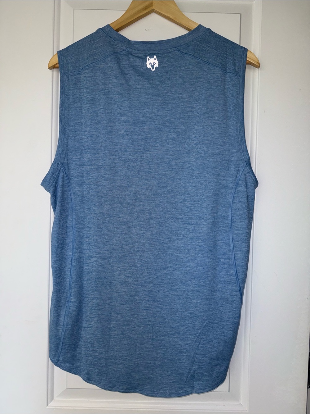 Greyson Men's Light Blue Heather Sleeveless Tank - Picture 4 of 6